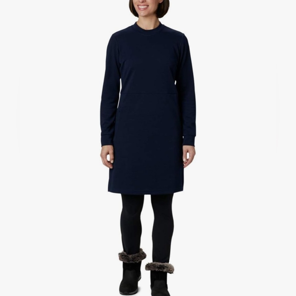 Columbia Women's Firwood Ottoman Dress, Navy, Medium